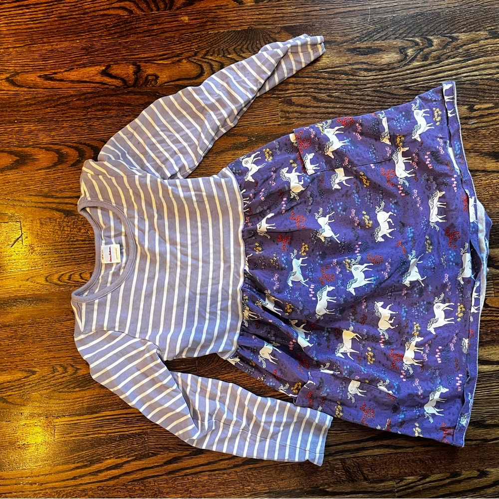 Hanna Andersson girls jersey dress size 8